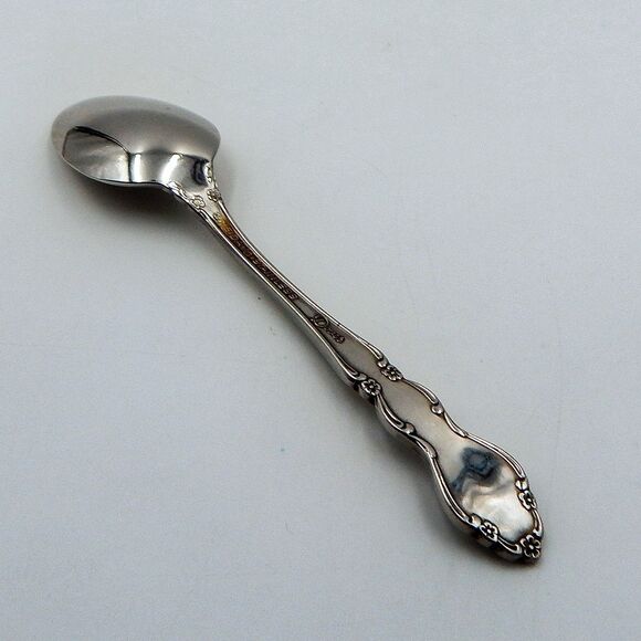 Oneida DOVER Teaspoons New Heirloom Cube Stainless Flatware Glossy 6 Inch - Picture 4 of 8